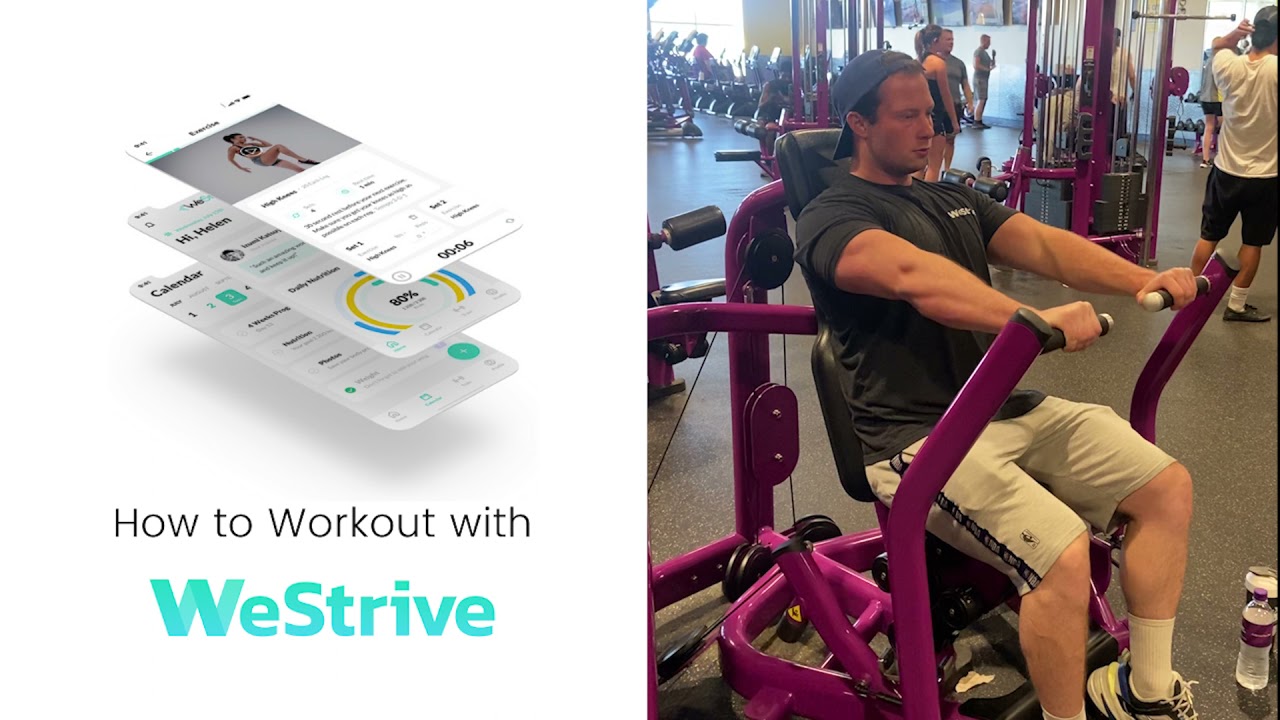 Machine Chest Press - How To workout | With the WeStrive App - YouTube