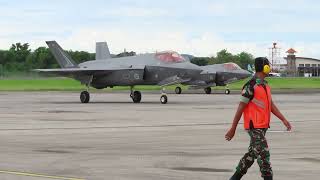 First time F-35 Landing in Indonesia!!!!