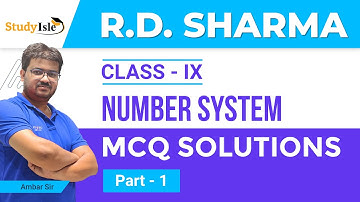 Number System MCQs 9th-Part 1| RD Sharma(Latest Edition)| Study Isle