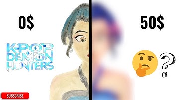 Drawing Zoey But in 0$ VS 50$ Challenge