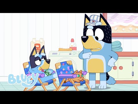 お父さん列車に乗ろう  | 電車 | ブルーイ - 日本公式チャンネル - Bluey