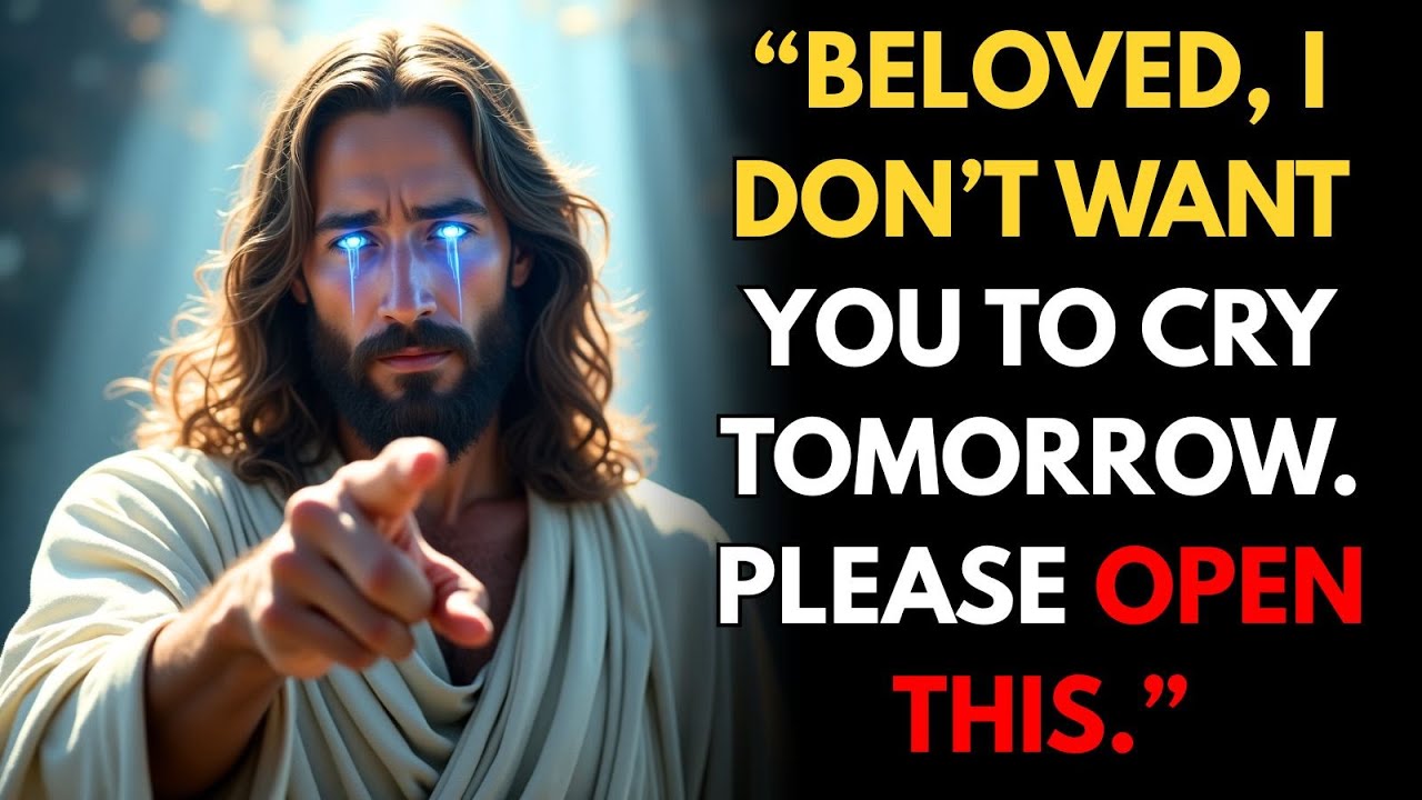 “Beloved, I don’t want you to cry tomorrow. Please open this.”