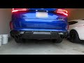 2021 BMW X5M Exhaust with secondary cat delete