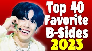 Ranking my FAVORITE KPOP B-SIDE TRACKS from 2023