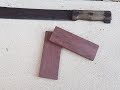 Making Cheap Hardwood knife handle scales Making Cheap Hardwood knife handle scales