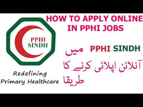How to Register and Apply online in PPHI Sindh Jobs 2021