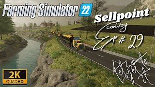 Farming Simulator 22 Sell point Convoy fail Erlengrat Ep#29 2k Resolution 60fps