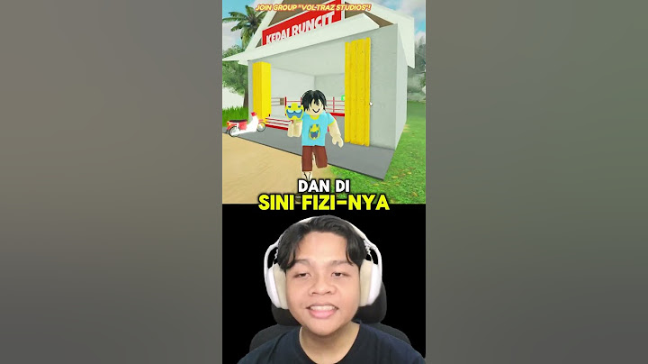 Fizi Kabur Naik Motor di Roblox #roblox