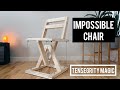 Impossible FLOATING Tensegrity Chair