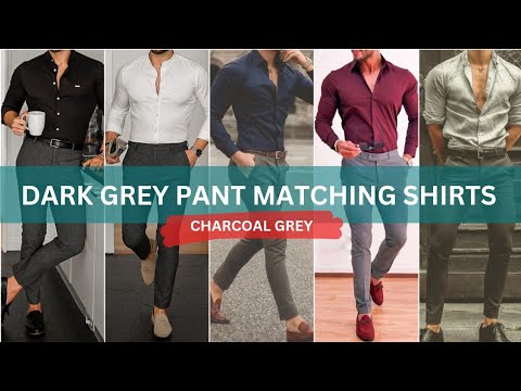 Grey Shirt Matching Pant Ideas  Grey Shirt Combination Pants  TiptopGents