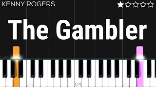 Kenny Rogers - The Gambler | EASY Piano Tutorial