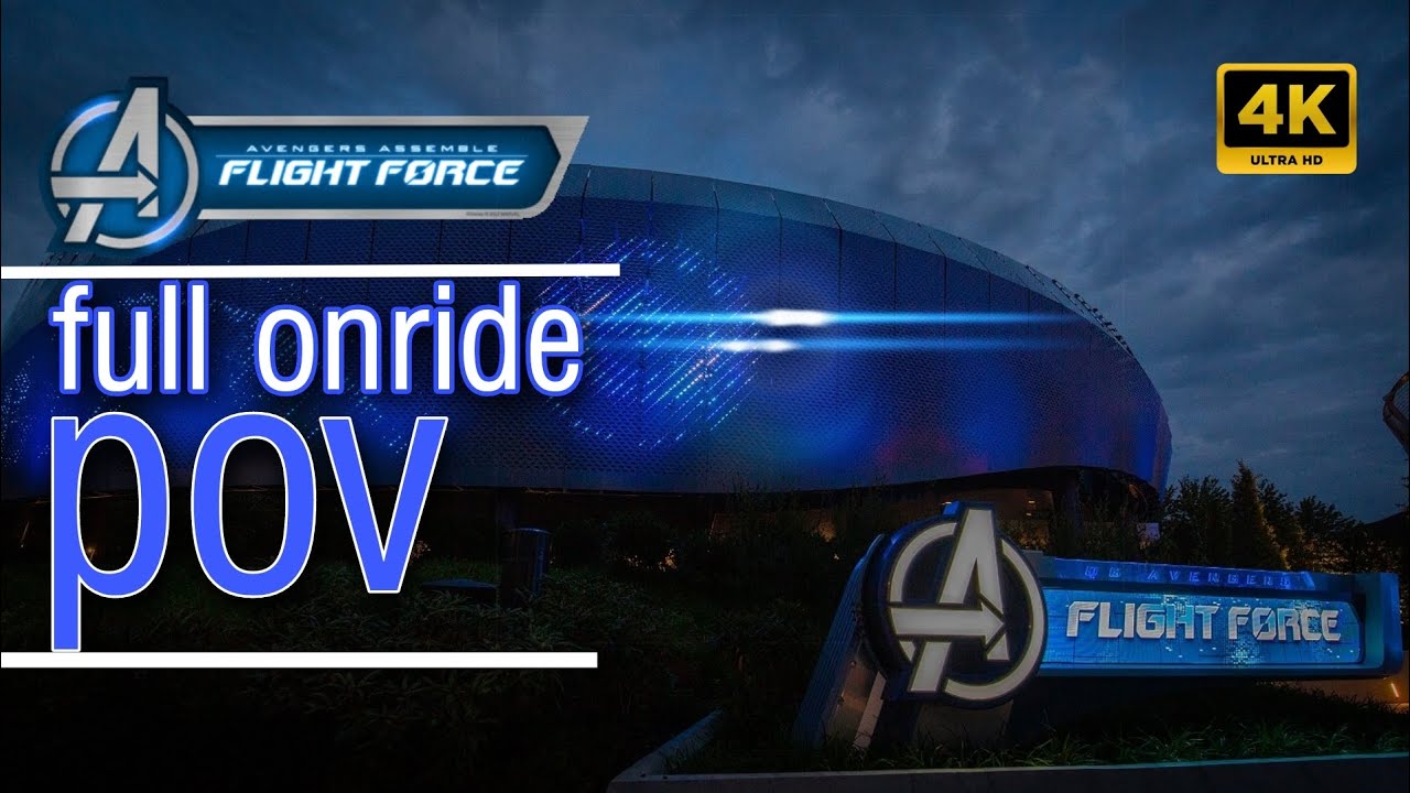 Flight Force Ride Flight Force Disneyland Paris Full On Ride (pov) 4k 🎢 - YouTube