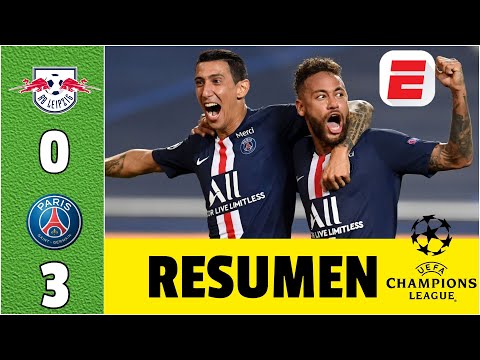 Leipzig 0-3 PSG | RESUMEN UCL | Di María FENOMENAL ¡Neymar en la final de la UEFA Champions League!