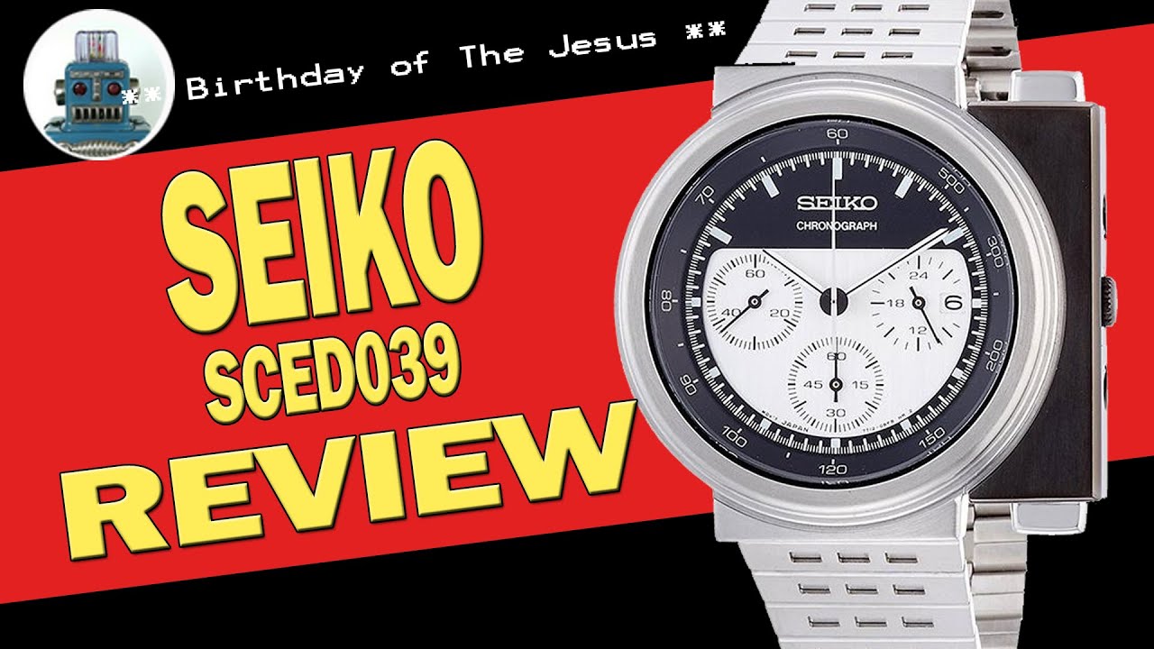 Seiko SCED039 Giugiaro Design Chronograph FULL REVIEW - YouTube