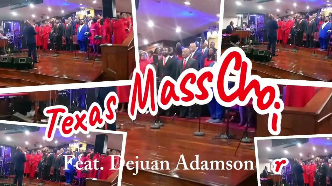 The Texas Mass Choir singing “The Difference,” written and directed by DeJuan Adamson. 