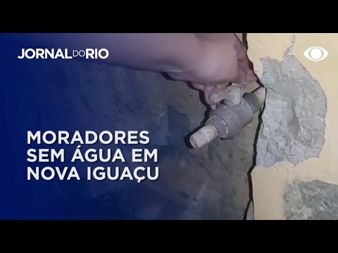 Falta de água em Nova Iguaçu incomoda moradores - YouTube