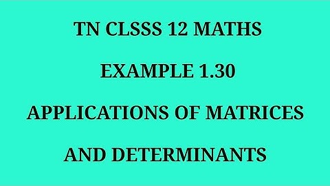 TN 12th maths chapter 1 example 1.30