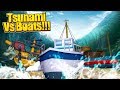 TSUNAMI VS BOATS CHALLENGE - Minecraft Challenge w/TinyTurtle