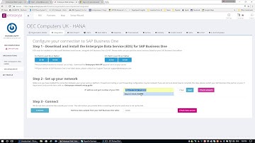 Connecting an Additional SAP Business One Company DB to Enterpryze