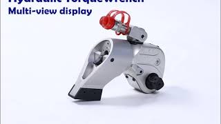 Square drive hydraulic torque wrench applicable with several sockets