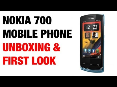 Nokia 700 Mobile Phone Unboxing & First Look