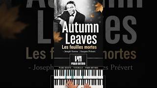 Autumn Leaves - Nat King Cole (Sheet Music - Piano Solo - Piano Cover - Tutorial)
