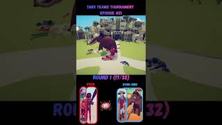 Stick VS Dyno-Dino! (TABS Teams Tournament) #tabs
