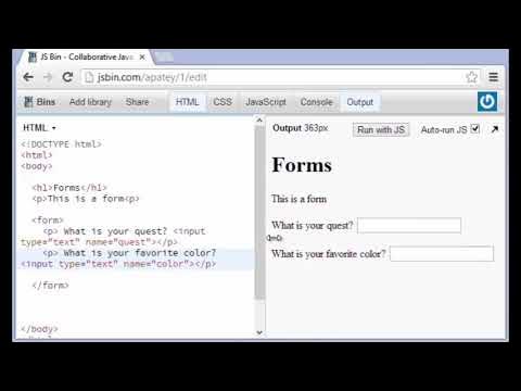 how can make forms in tha html - YouTube