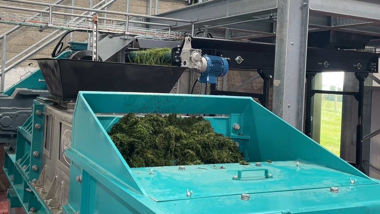 On-farm grass-biorefinery and anaerobic-digestion demonstration plant in Cork