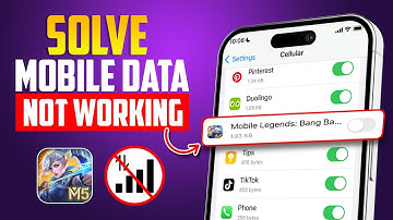 Hoe u het probleem met mobiele data op Mobile Legends op de iPhone kunt oplossen | Dataprobleem m...