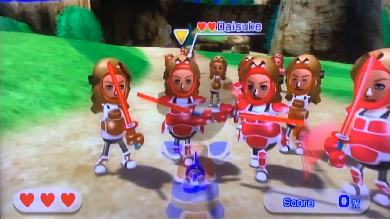 Wii sports resort swordplay showdown (but everyone is KATHRIN)