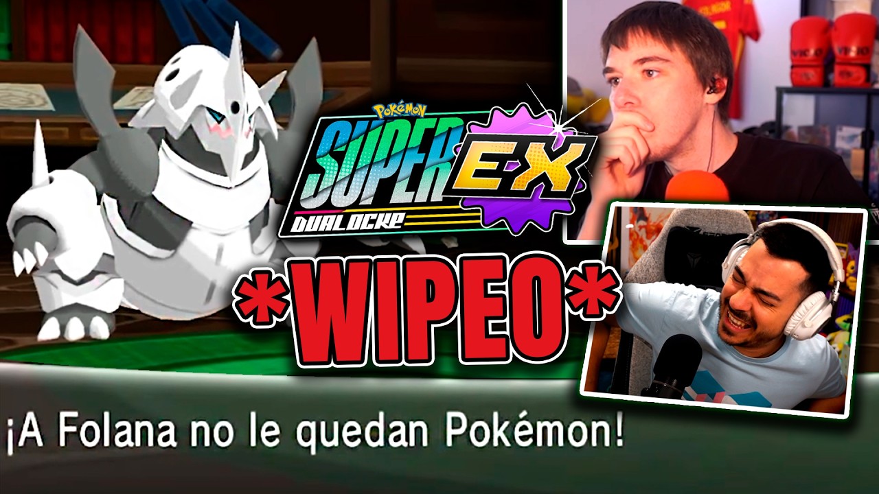 Xamork REACCIONA al WIPEO de FOLAGOR en POKÉMON SUPER-EX 😱