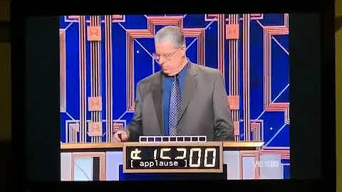 Double Jeopardy, Million Dollar Masters Tournament Day 10 - SHOCKING 2nd Daily Double (5/14/02)