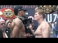 PREPARED FOR BATTLE!! - ANTHONY JOSHUA & ALEXANDER POVETKIN - FULL WEIGH-IN