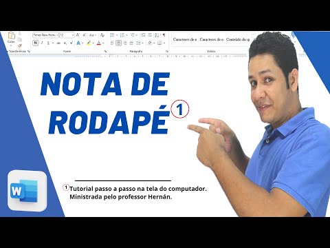 Como inserir número de chamada (Nota de rodapé). :: Professor Vilmar