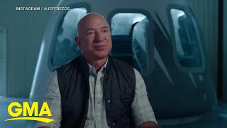 Jeff Bezos announces he will go to space l GMA