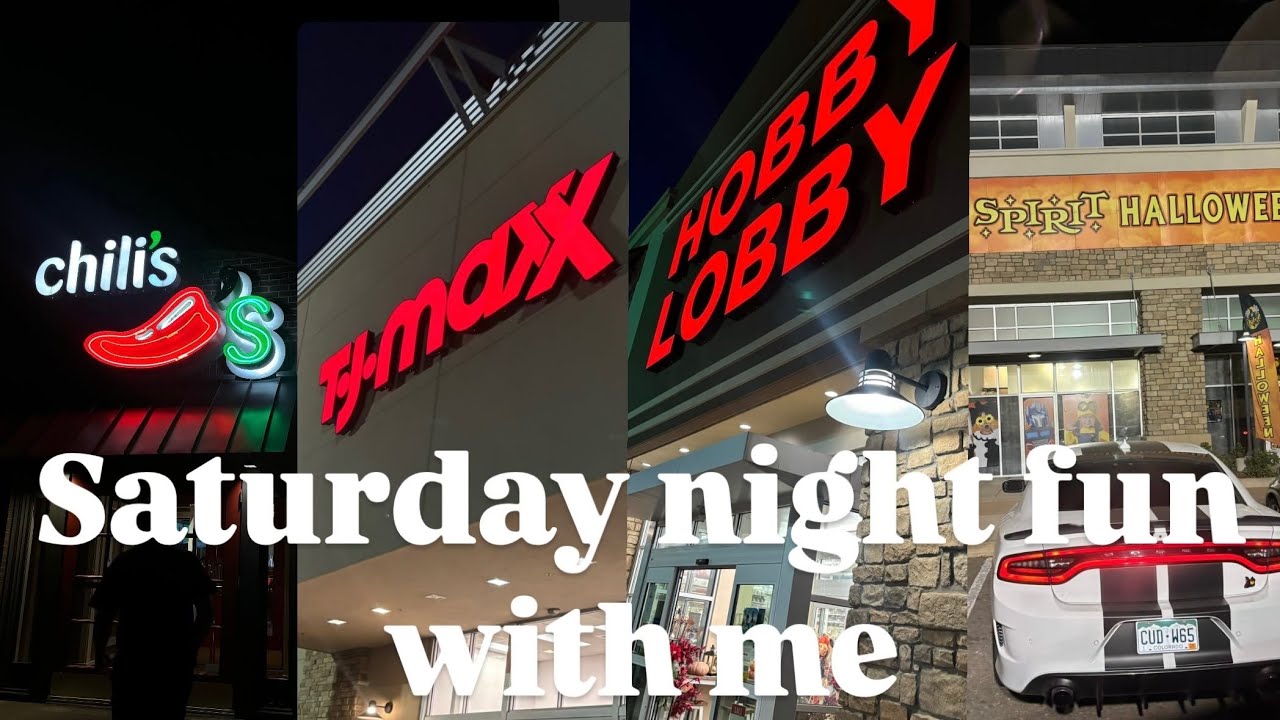 Saturday night fun with me *NIGHT OUT* YouTube