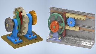 Mechanisms Collection Part 3 - Mechanical Principles - Mechanical Mechanisms - ميكانيزمات حركية