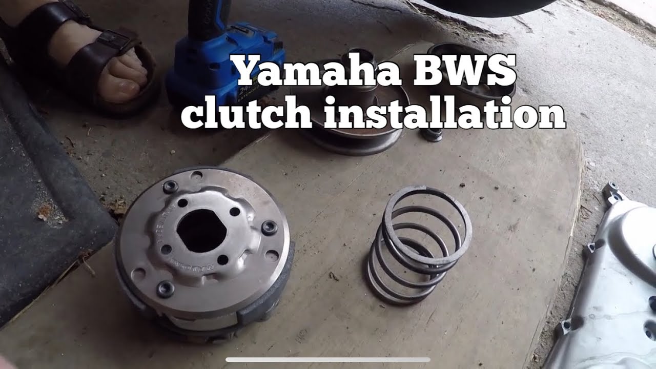 Установка сцепления Yamaha BWS Zumma. Установить высокоскоростной вариатор.