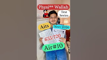 I Scored 655 in Physi** Wallah Aits | Neet Mock Test Series #neet2026 #neet #mocktest #testseries