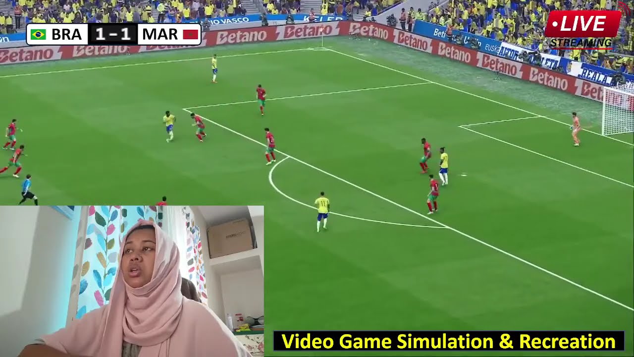🔴Brazil vs Morocco Live I FIFA World Cup 2026 Full Match Streaming I Video Game Simulation