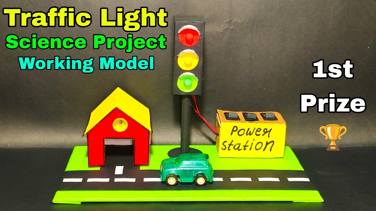 How to make traffic light school project,Traffic light project,Traffic ...