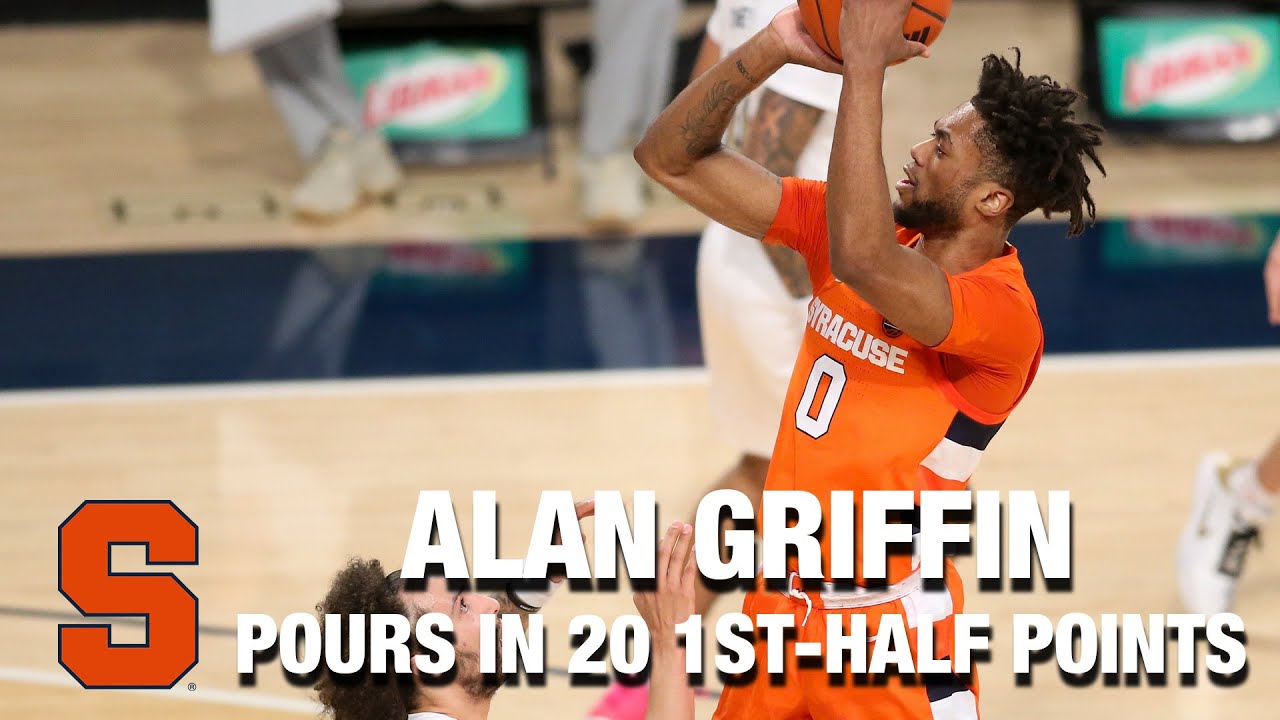 Syracuse's Alan Griffin Pours In 20 1st-Half Points