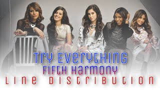 Fifth Harmony Try Everything Line Distribution