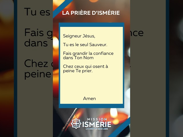 La prière d'Ismérie