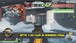 OpTic Gaming 3-0 FaZe Clan in Winners Finals - #CWLDallas Open