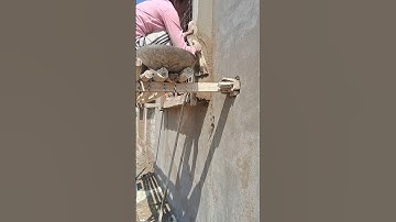 window corner cement plastering process form work #construction #shorts