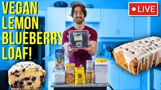 Vegan Lemon Blueberry Loaf!