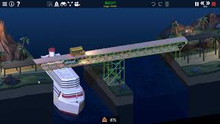 Poly Bridge 2 Glowing Gorge 2-07 Double Decker Highway