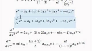 e^x Taylor expansion.